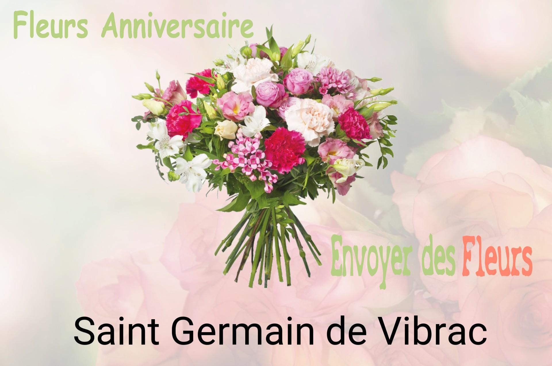 Bouquet de fleurs d’anniversaire livré à Saint-Germain-de-Vibrac